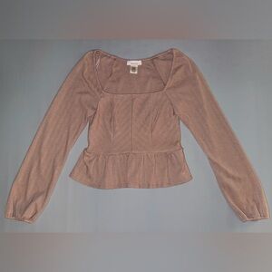 Urban Romantics Pink Long Sleeve Top